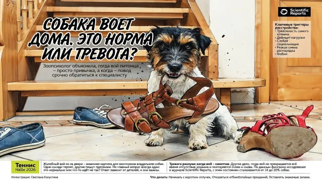 Собака воет дома. Это норма или тревога?